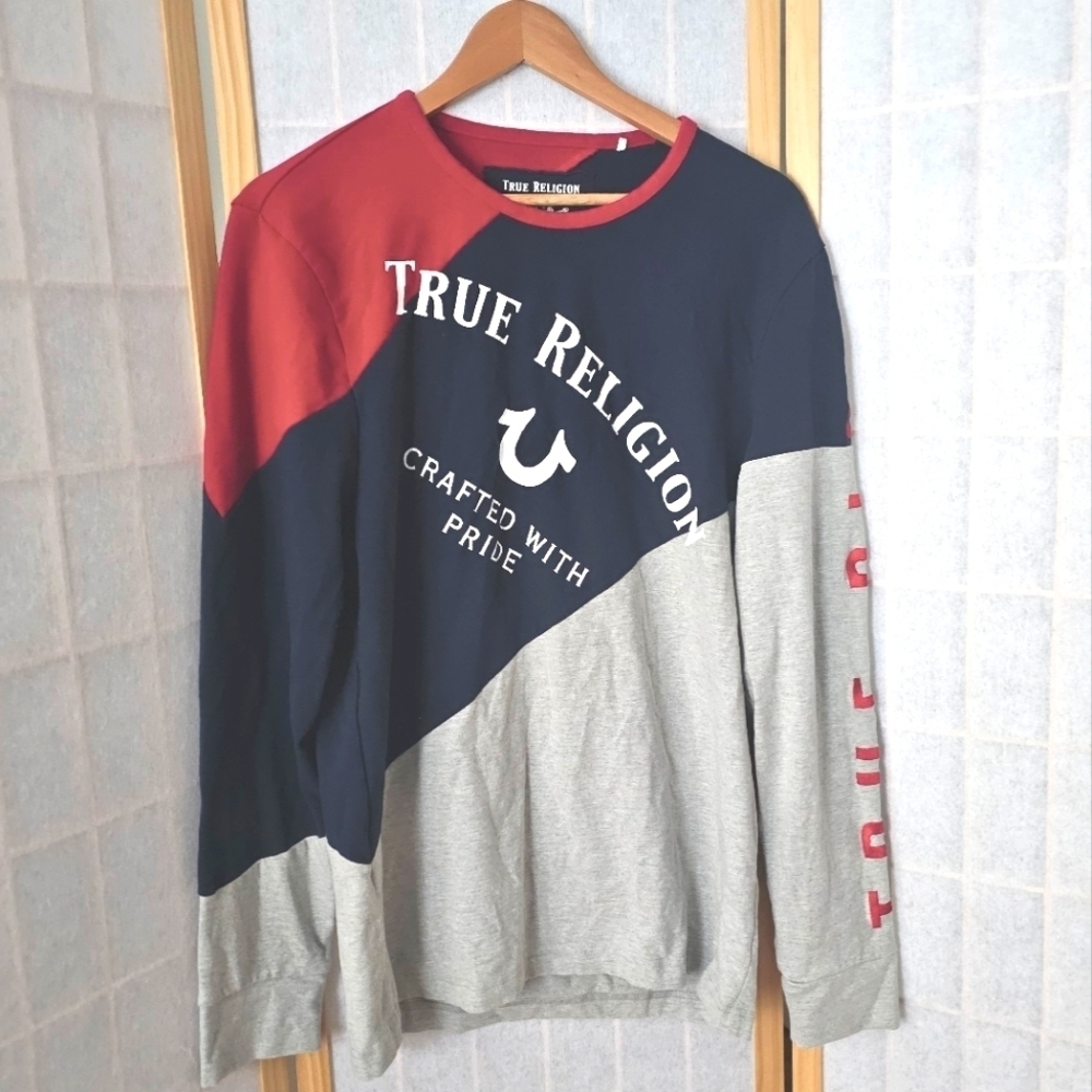 True Religion Long Sleeve Graphic Shirt